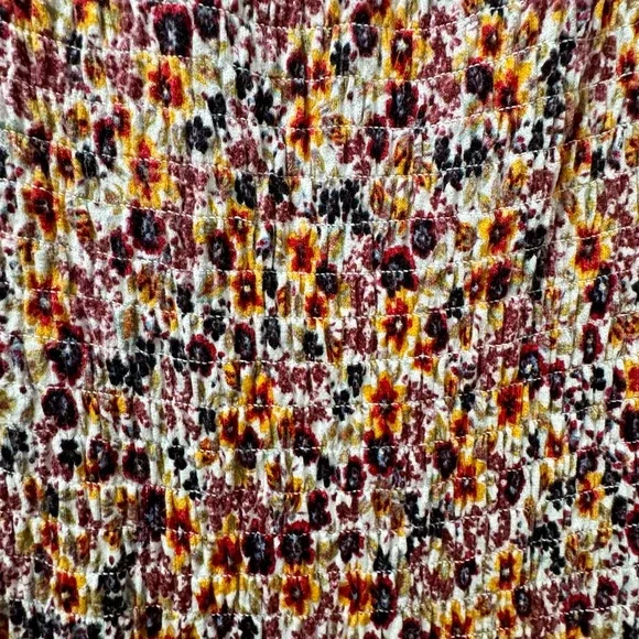 Time & Tru Floral Multicolor Women's Top, Size XXL (20) - Picture 2 of 5